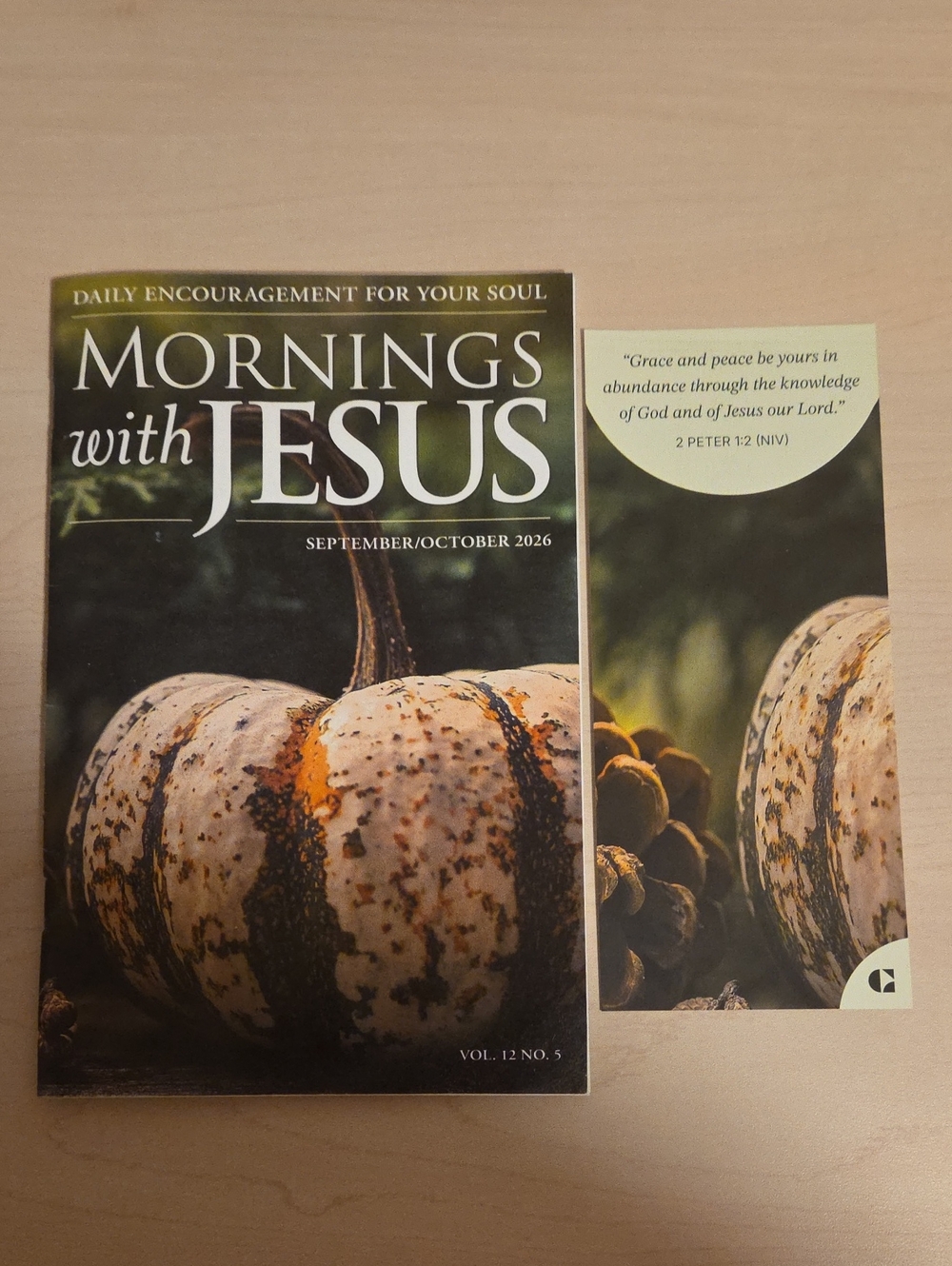 Mornings with Jesus - September/October 2026 with Bookmark